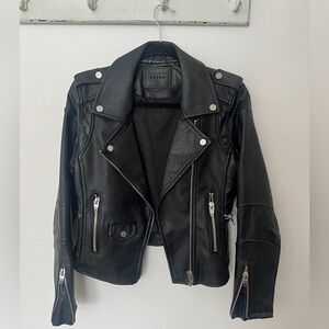 Blank NYC Black Vegan Leather Jacket - Easy Rider